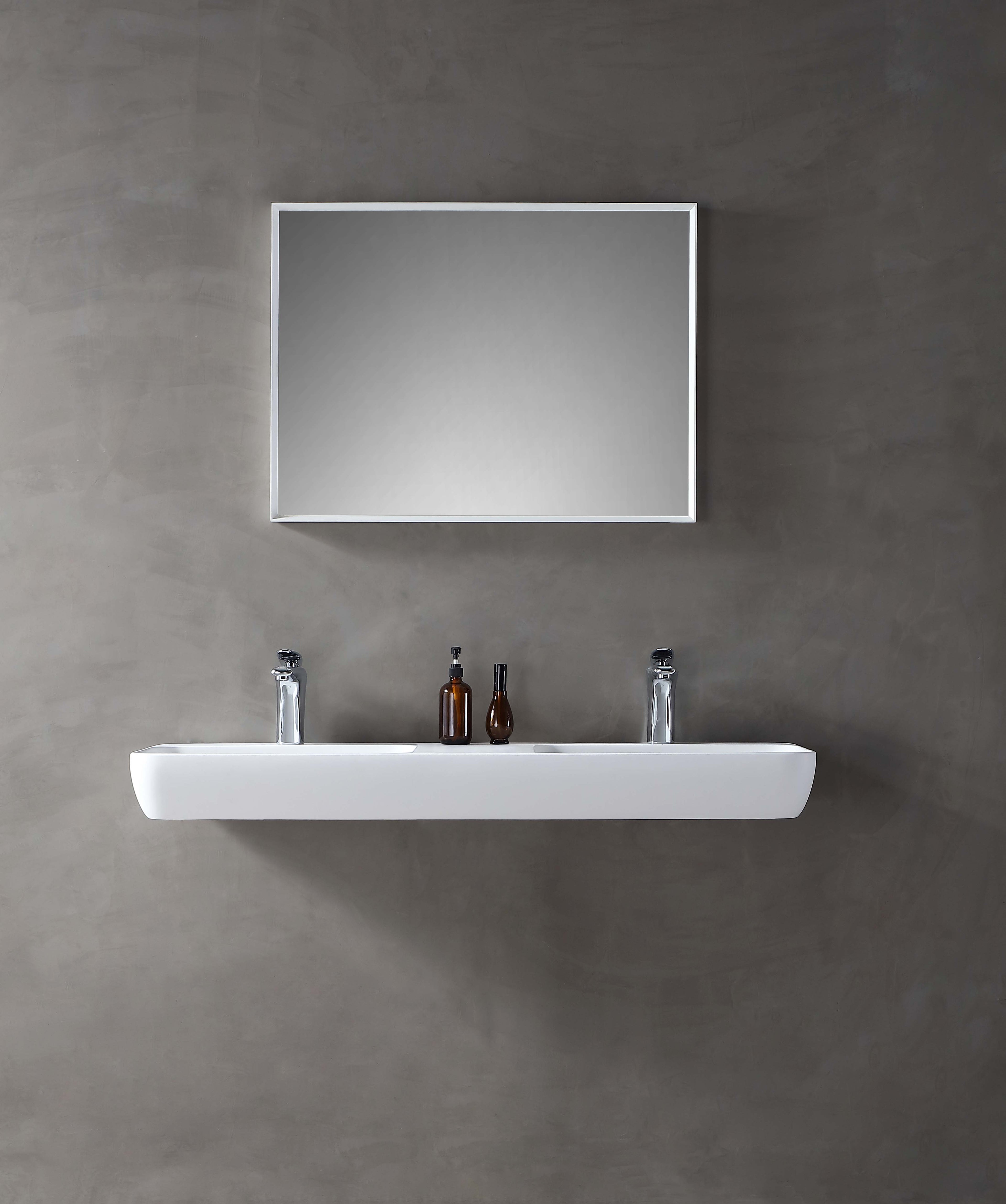 MonBlari TW-G203 Solid Surface Wall-Mounted Basin