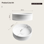 MonBlari TW-A8129 Waschbecken aus Solidsurface