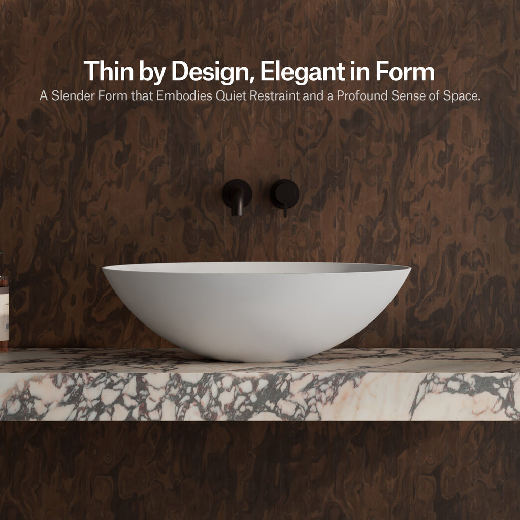 MonBlari XA-A72 Mineralwerkstoff-Waschbecken