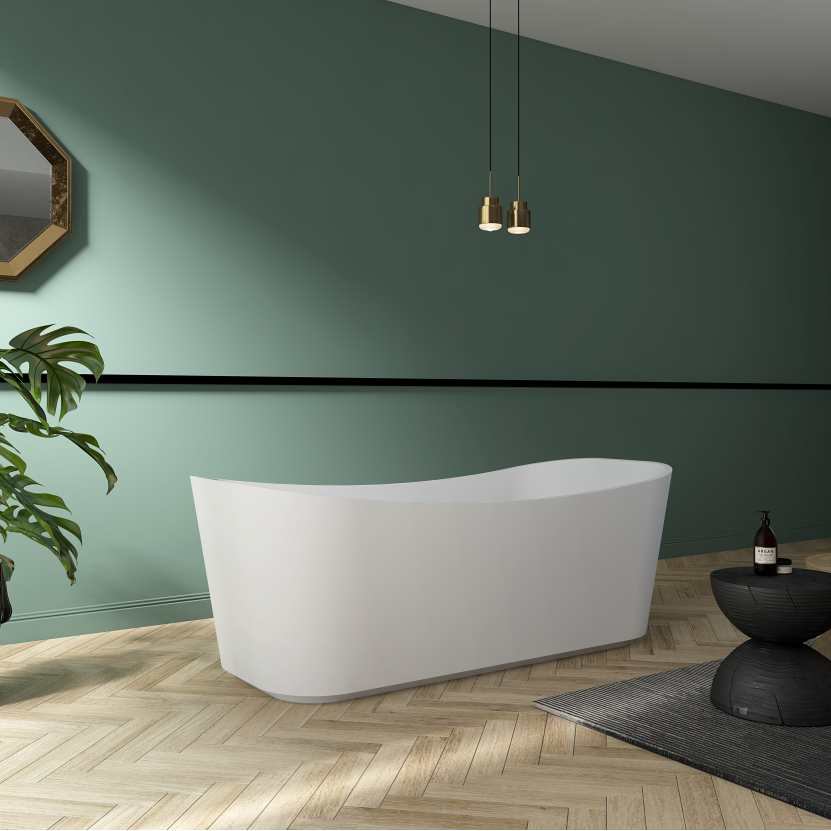 MonBlari TW-7617 Freestanding Bath-Side View 