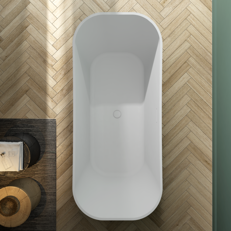 MonBlari TW-7617 Freestanding Bath-Topview 