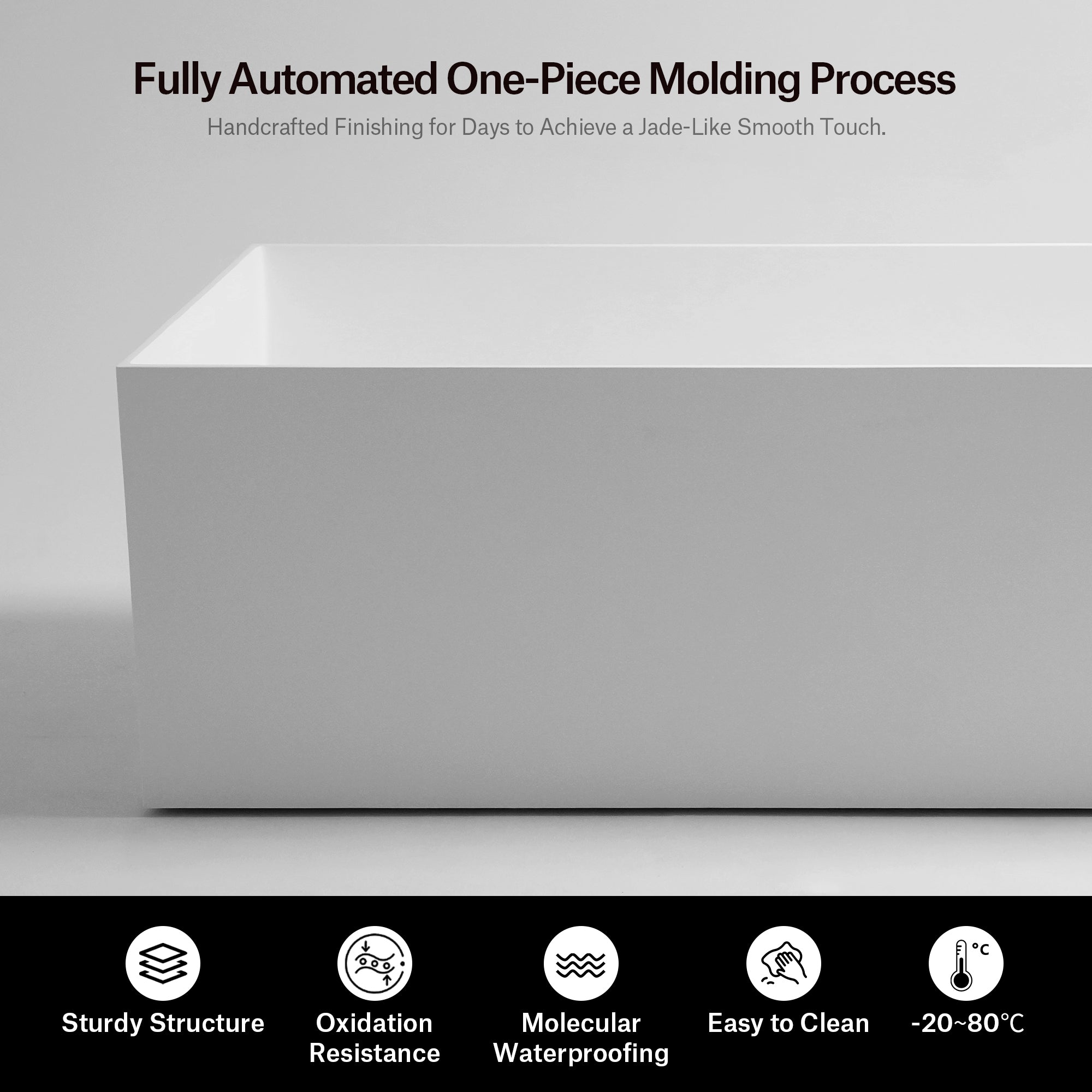 MonBlari TW-8572 Freestanding Bath Molding Process