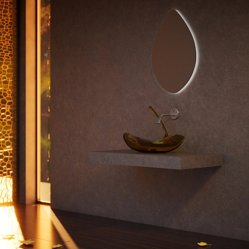 MonBlari GINKGO Series Luxury Bathtoom Vessel Sink