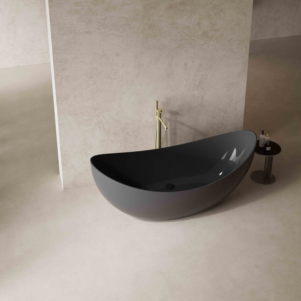 MonBlari MC-99908 Crescent Carbon Fiber Bath