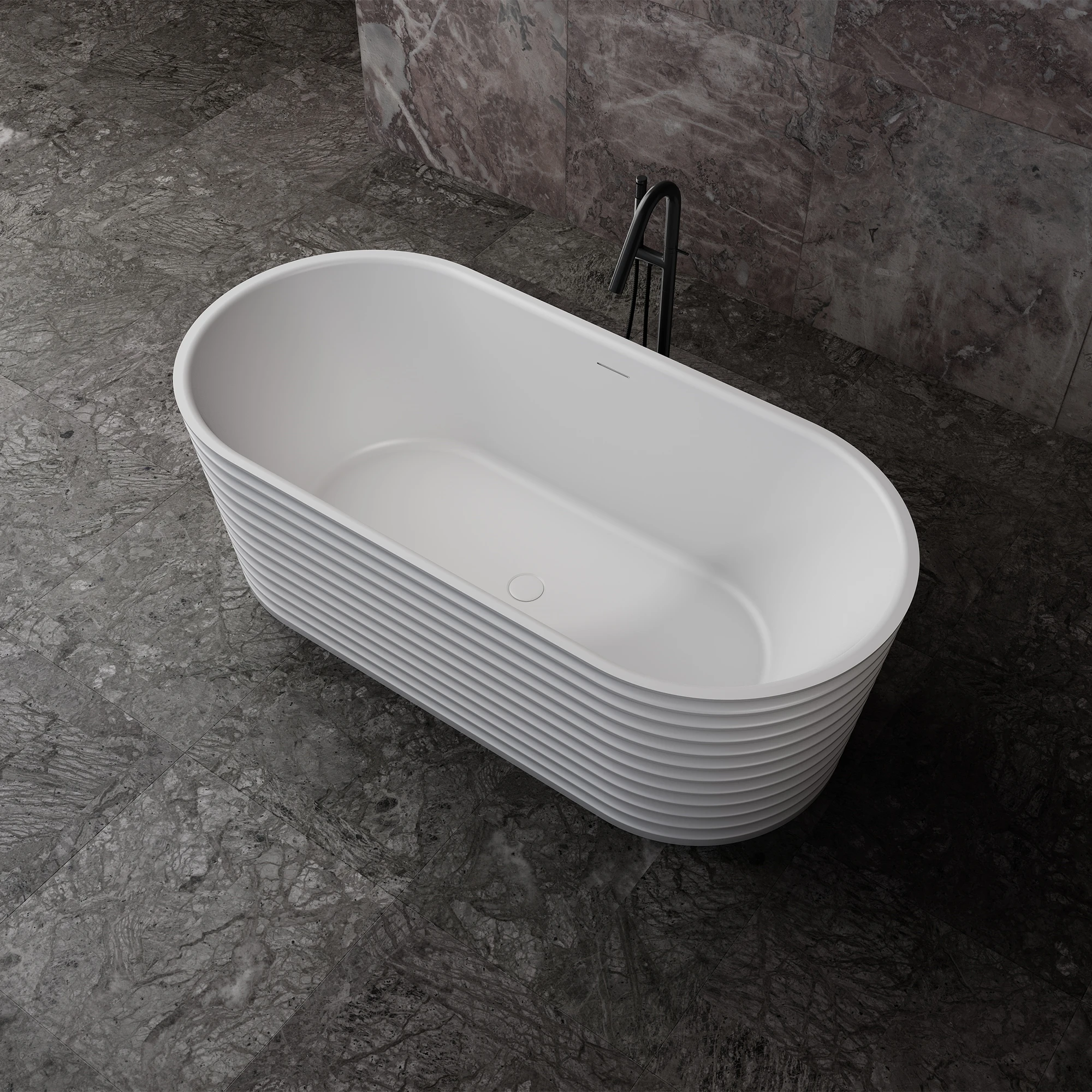 MR88801_Elliptical_Solid_Surface_freestanding_Bath_MonBlari-RghtTopView