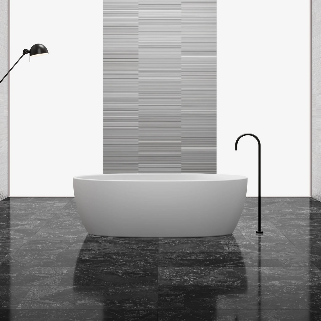MR-88811 Oval Solid Surface Bath | MonBlari-FrontView