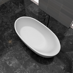 MR-88811 Oval Solid Surface Bath | MonBlari-RightTopView