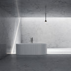 MR88851 Geriffelte, ovale, freistehende Badewanne | MonBlari