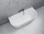 MonBlari MR-88856 Solid Surface Wall-Mounted Bath