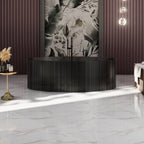 MRT88857 Geriffelte, längliche ovale Badewanne | MonBlari