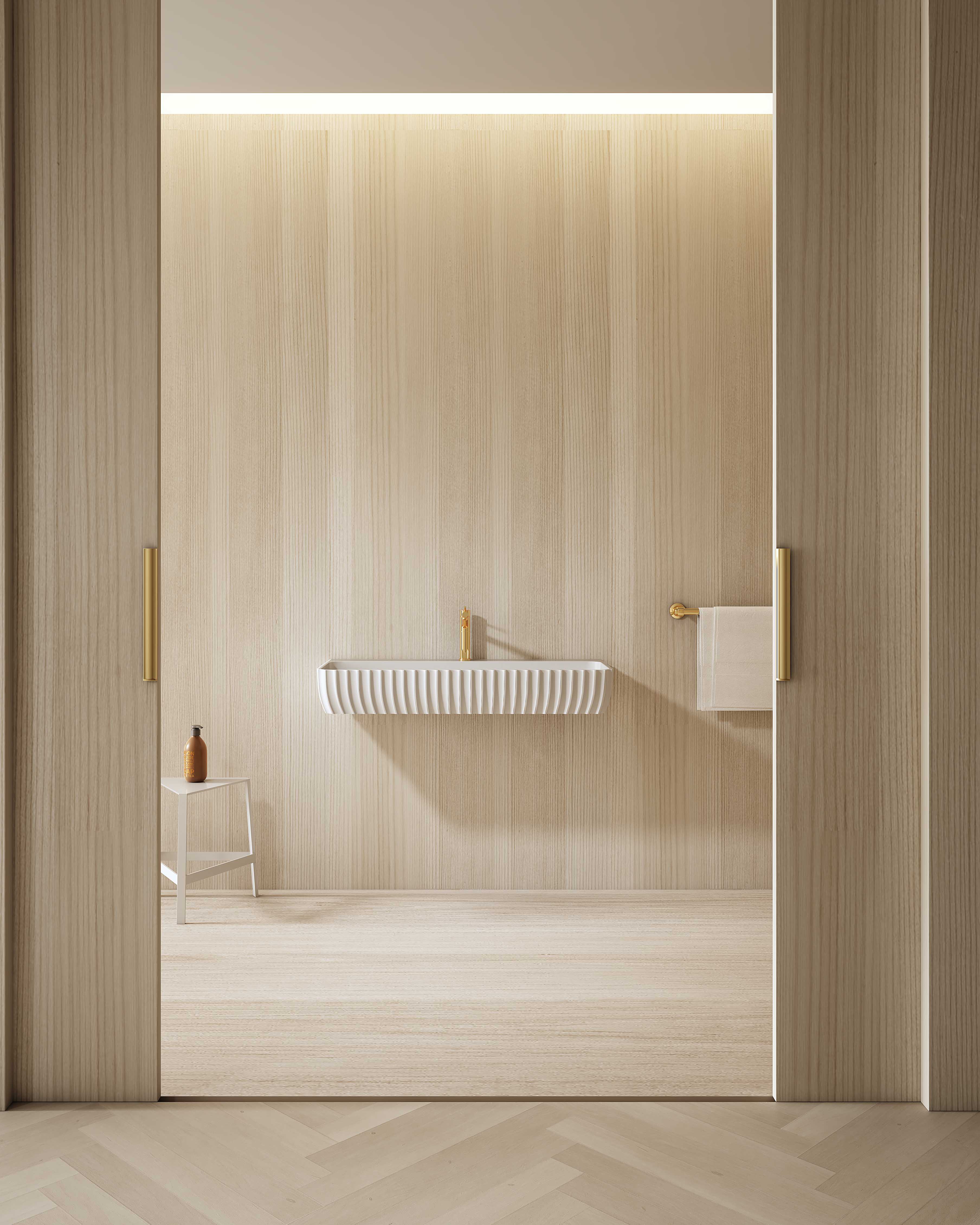 MonBlari MR-G8876-1 Solid Surface Basin