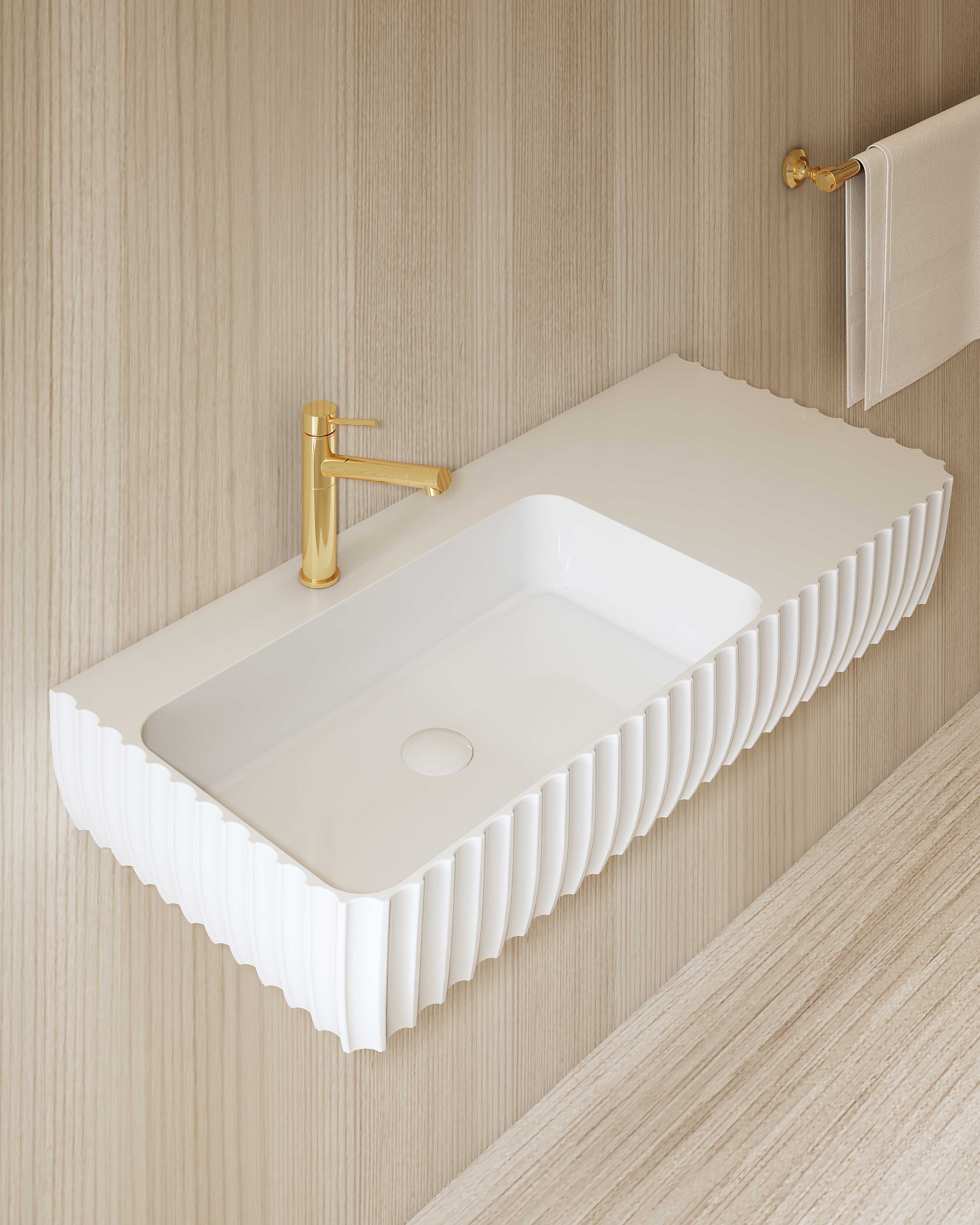 MonBlari MR-G8876-3 Wall-Mounted Basin