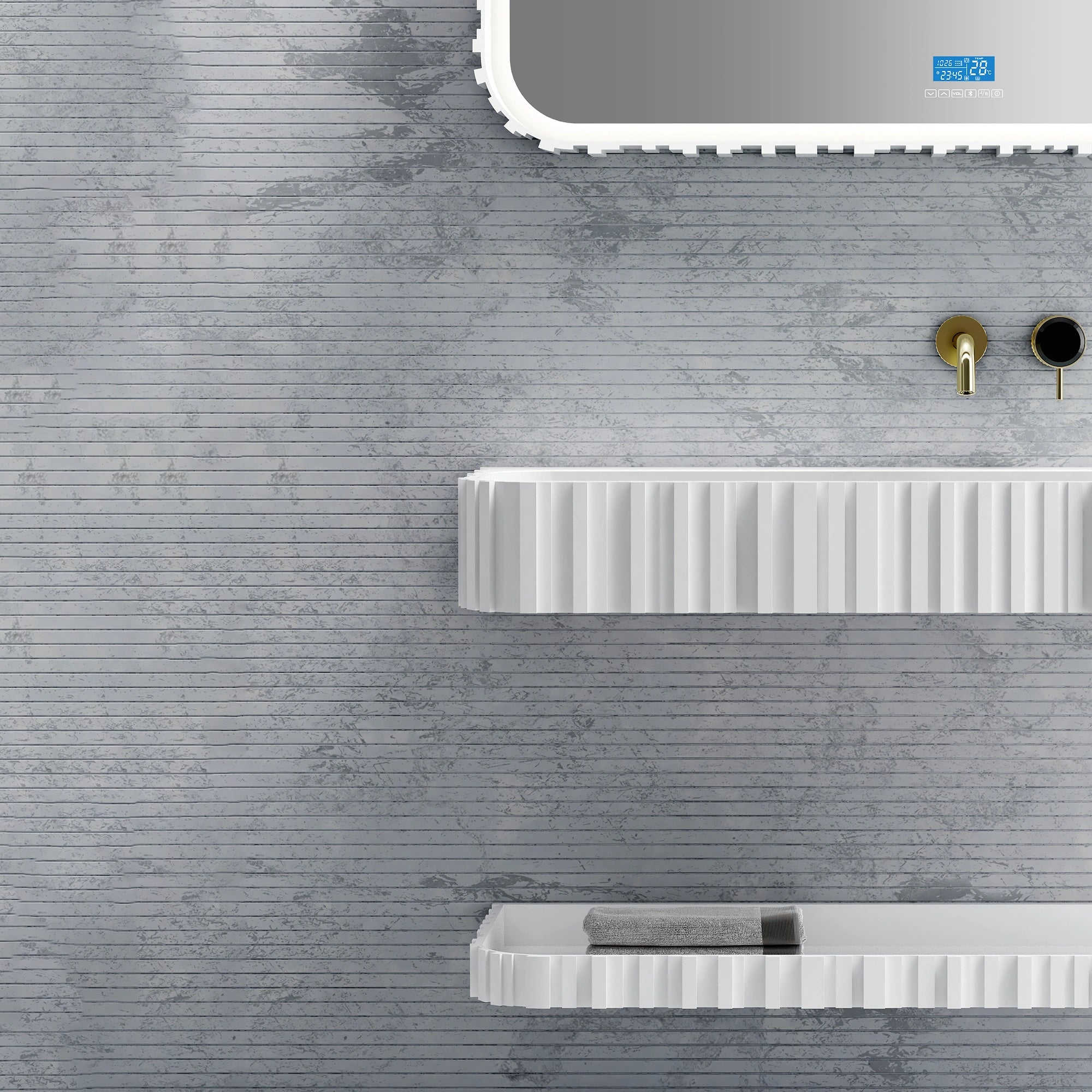 MRGS8856 Waschtisch mit Spiegel | MonBlari