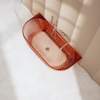 MRT88876 Geriffelte ovale Wandbadewanne | MonBlari