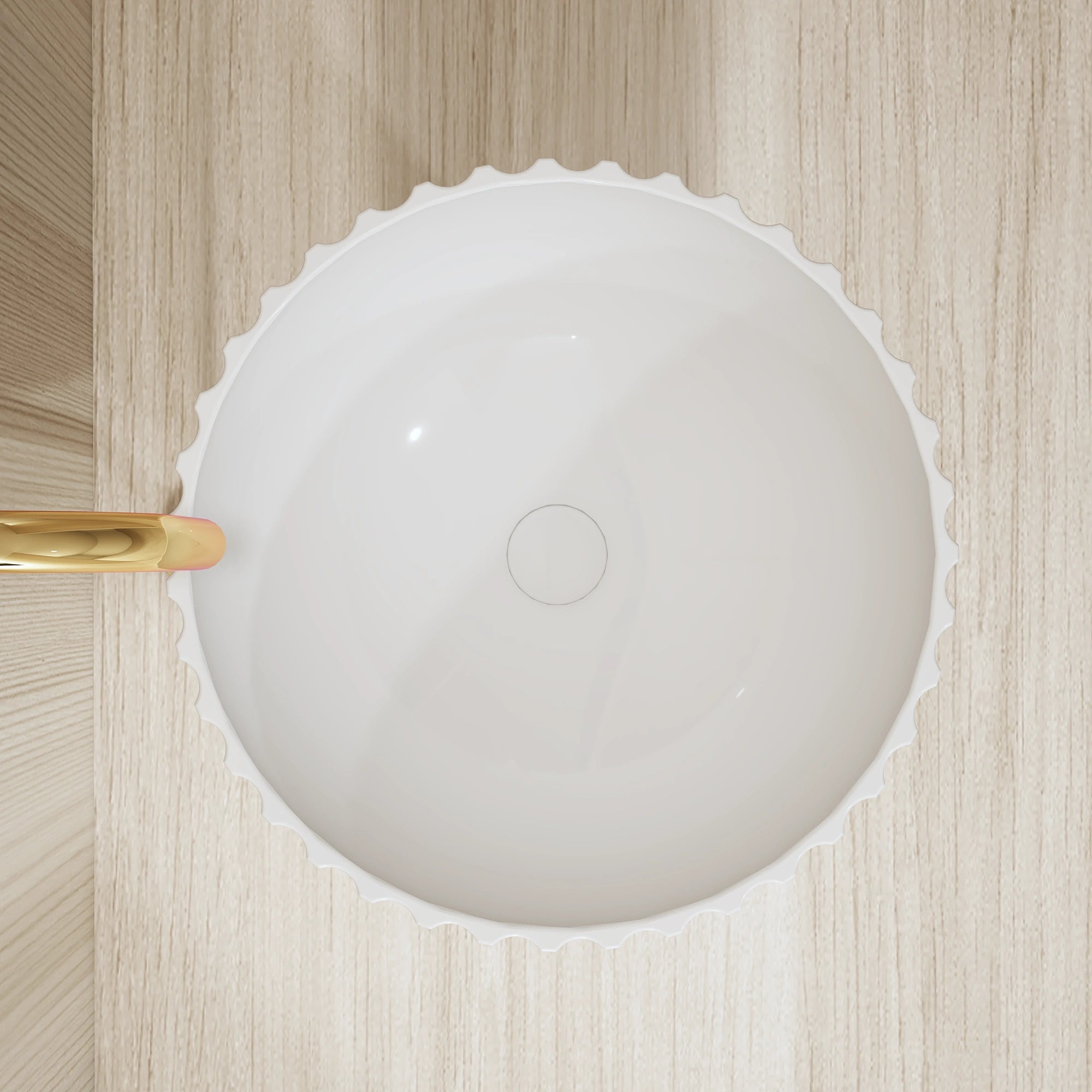 MRZ8879 Rundes Standwaschbecken | MonBlari