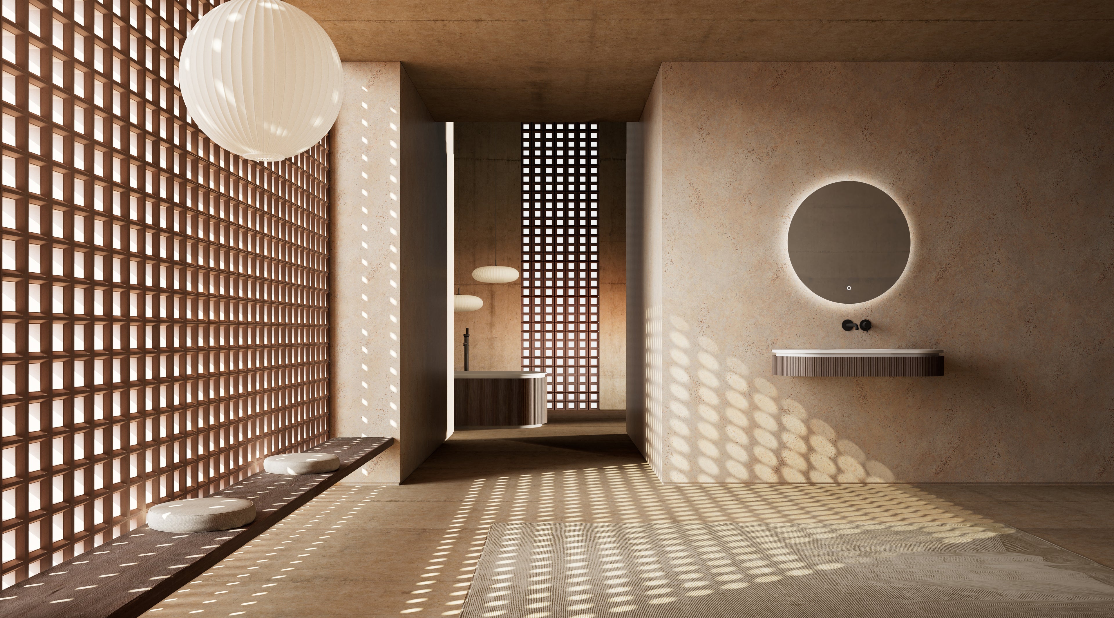 MonBlari FOREST Serie MW-G0601 Wandwaschbecken