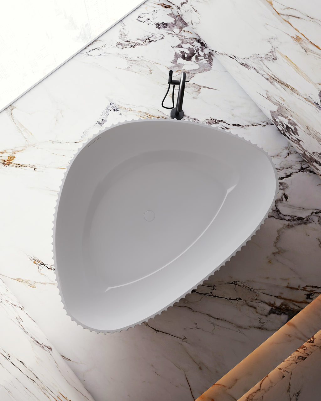 MonBlari  MY-66610 Acrylic Freestanding Bath