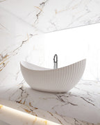 MonBlari MY‑66618 Crescent-Shaped Freestanding Bath