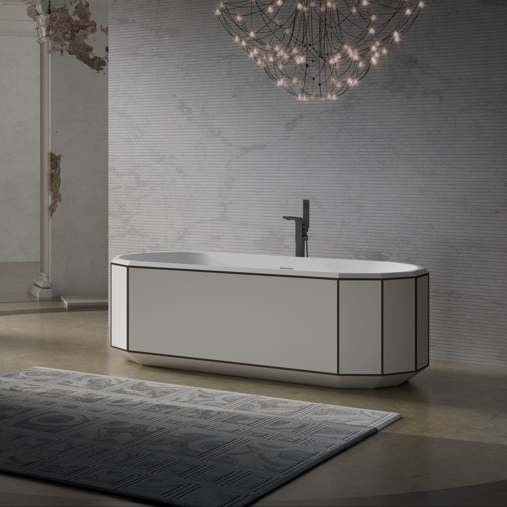 MonBlariBERYLSeriesBathWithBlackRimDiagonalViewPanorama-1700x750x550mm-Scenario