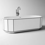 MonBlariBERYLSeriesBathWithBlackRimDiagonalViewPanorama-1700x750x550mm