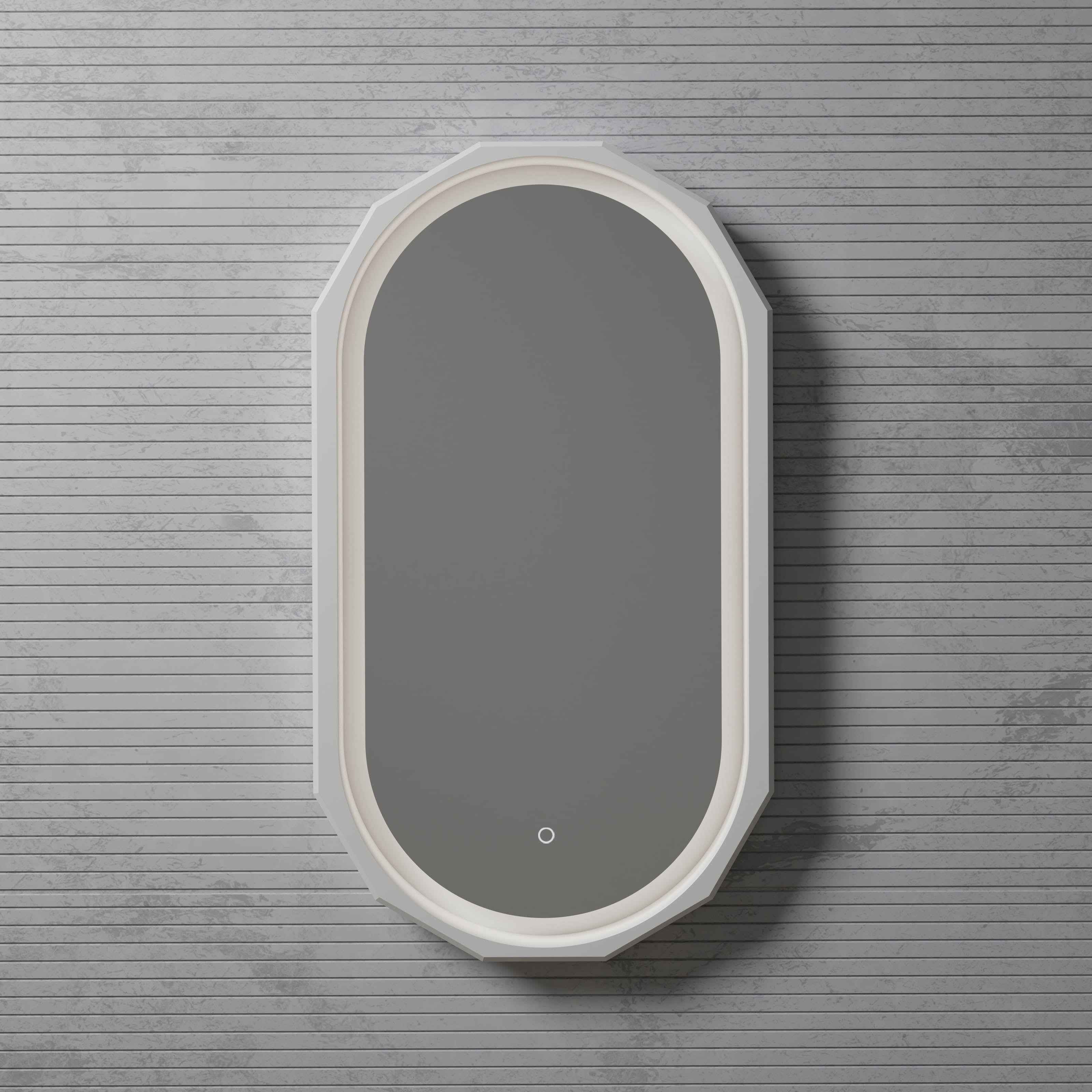 MonBlariBERYLSeriesOvalMirrorFrontViewPanorama-450x800x56mm