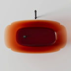 MonBlariFLOWERSeriesBathTopViewPanorama-WineAmber