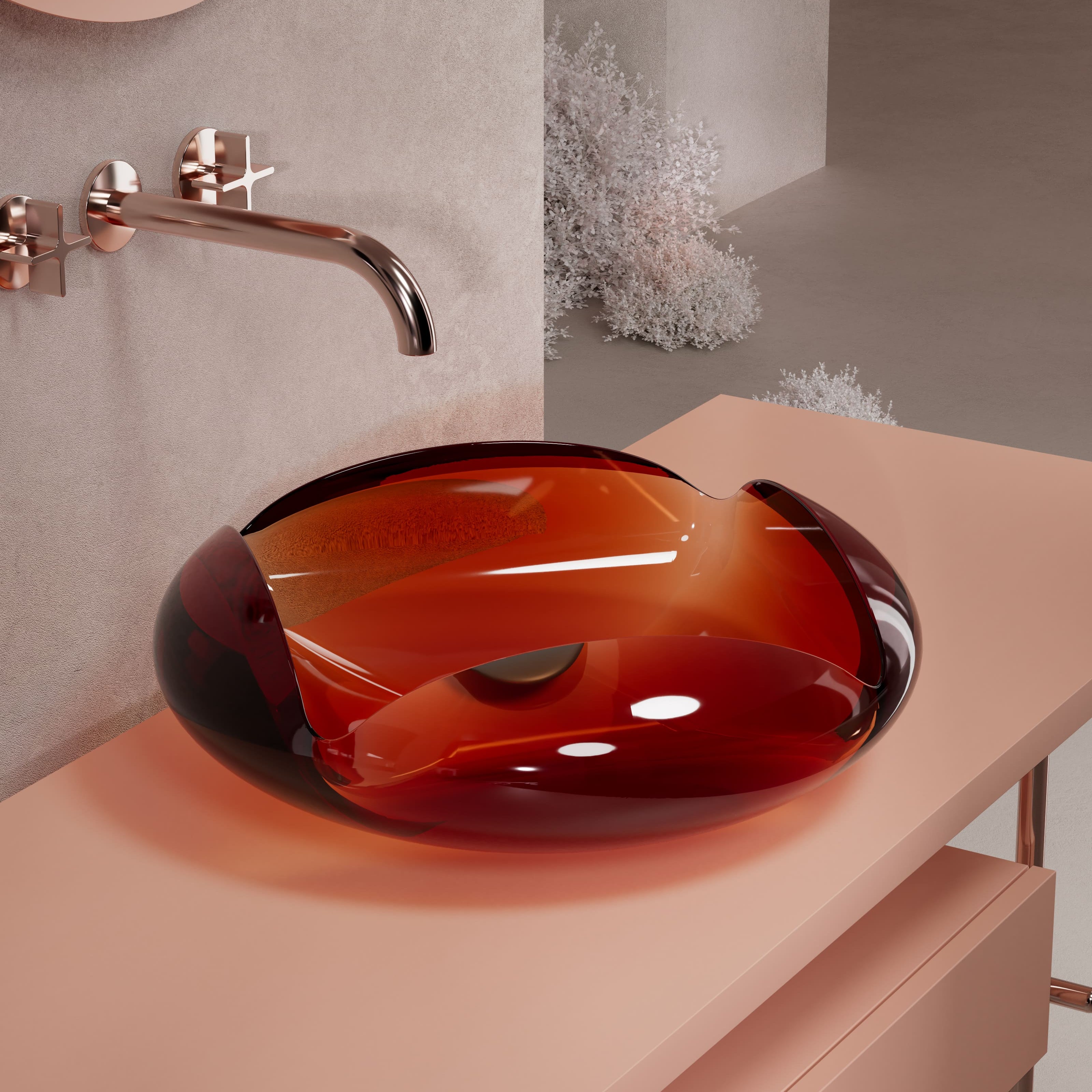 MonBlariFLOWERSeriesBathroomCabinet-PinkTable-CloseShot