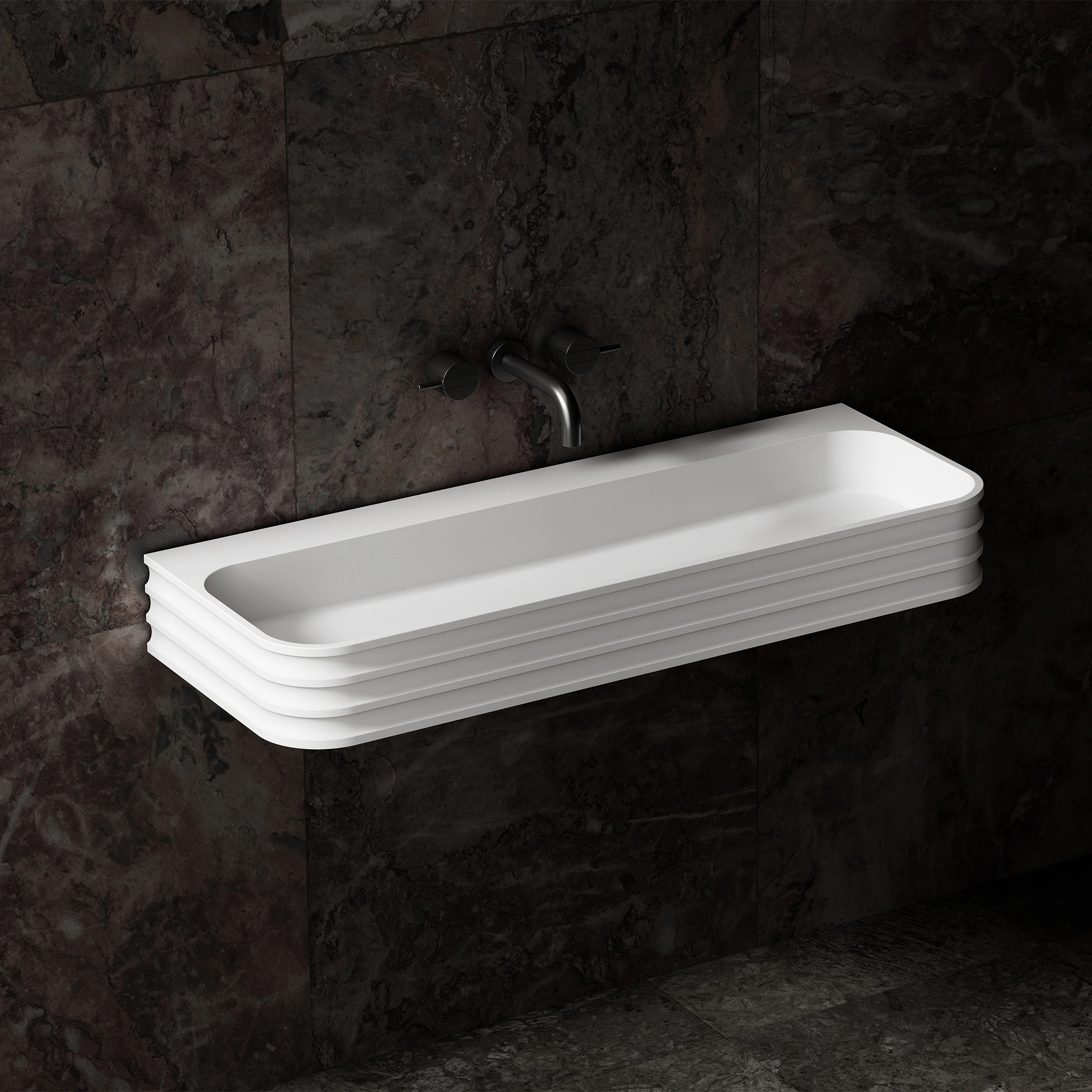 MonBlariG8806SolidSurfaceWall-MountedBasinDiagonalView