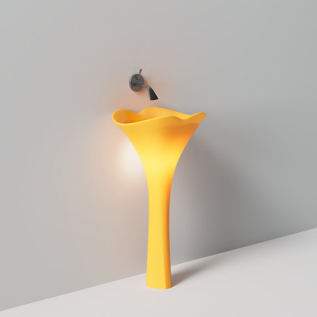 MonBlariGINKNOVASeriesPedestalBasinSideViewPanorama-GinkgoYellow