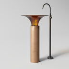 MonBlariSPRINGSeriesAmberYellow_PlaidYellowPedestalBasinDiagonalViewPanorama