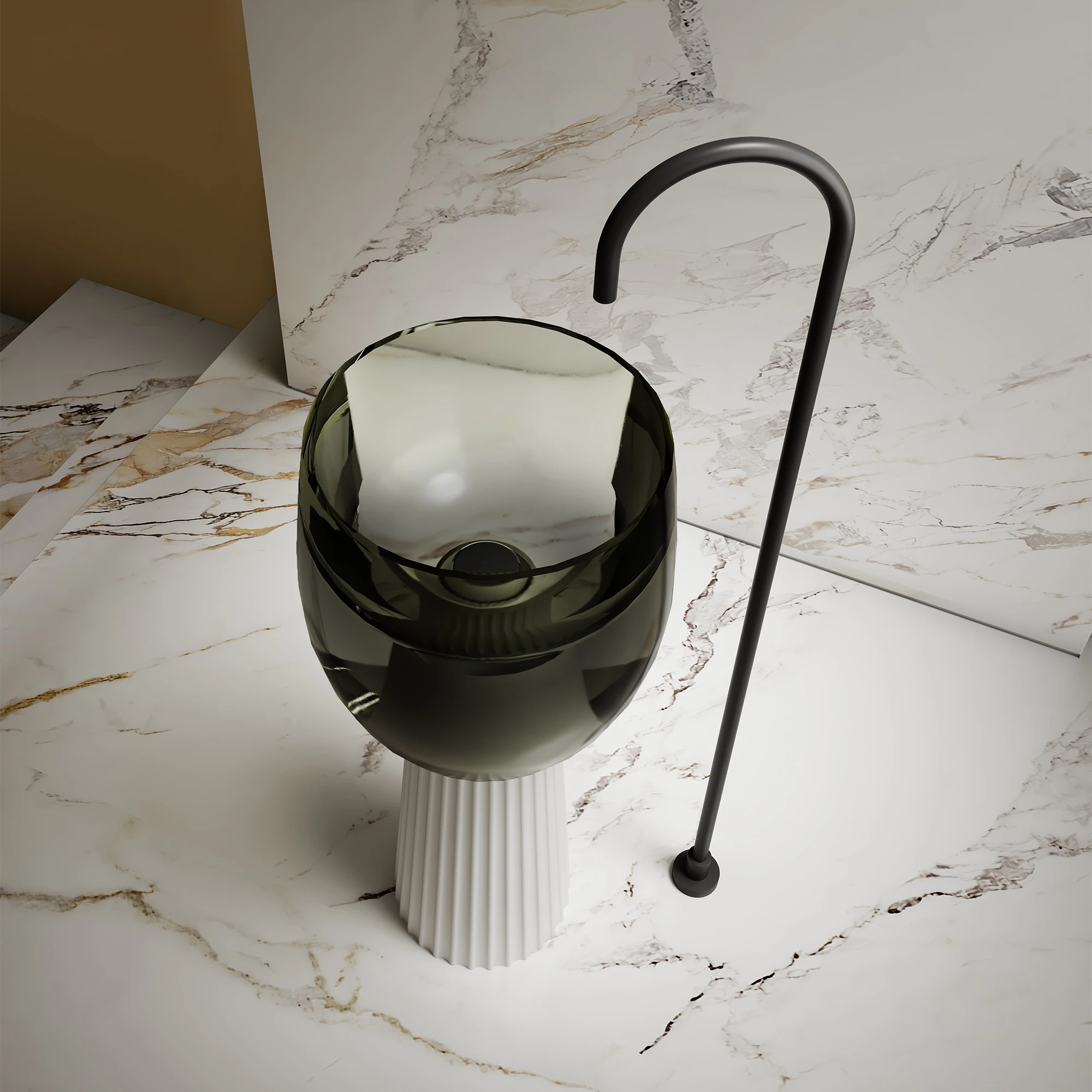 MonBlariTZ1303GobletFreestandingPedestalBasinFrontTopView