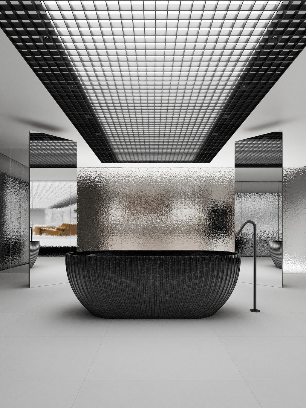 MonBlari 99911 oval carbon fiber bath