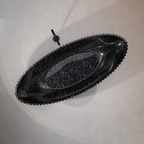 MonBlari Boat-Shaped 99918 Carbon Fiber Bath Top View Close-up