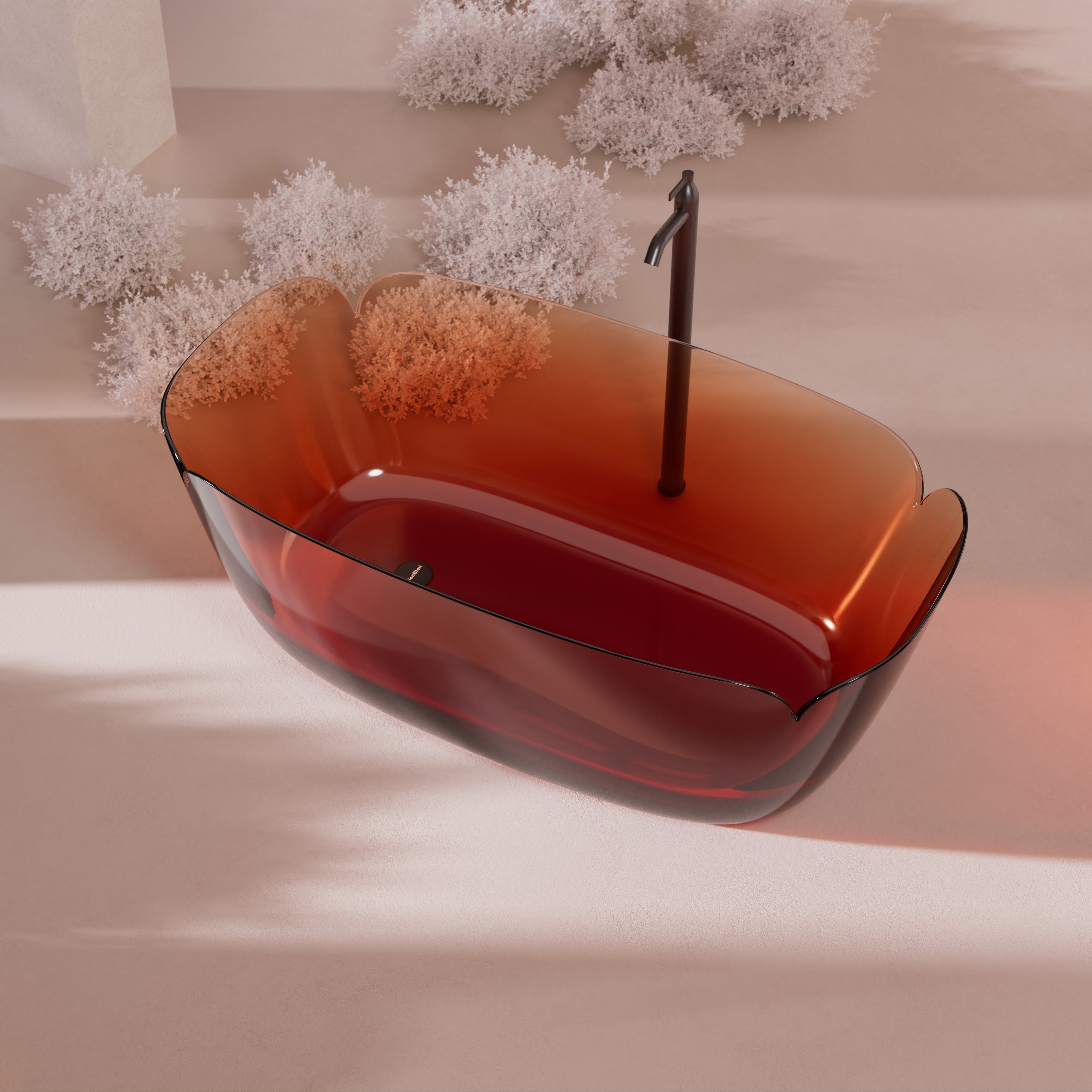 MonBlari FLOWER Series Bath Diagonal Top View Panorama-Scenario