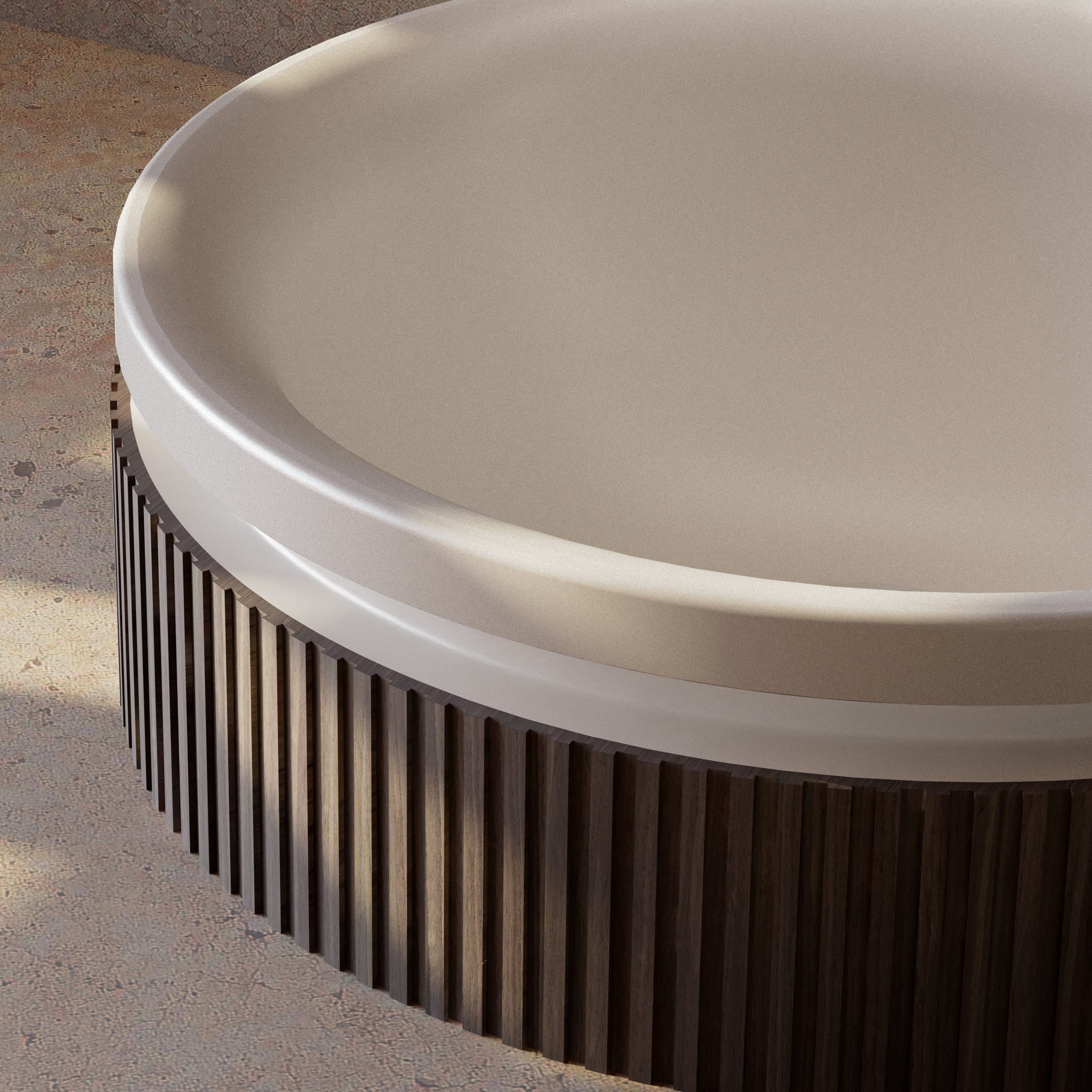 MonBlari Forest Series Vessel Basin Side View Close-up-380x460x150mm-Scenario