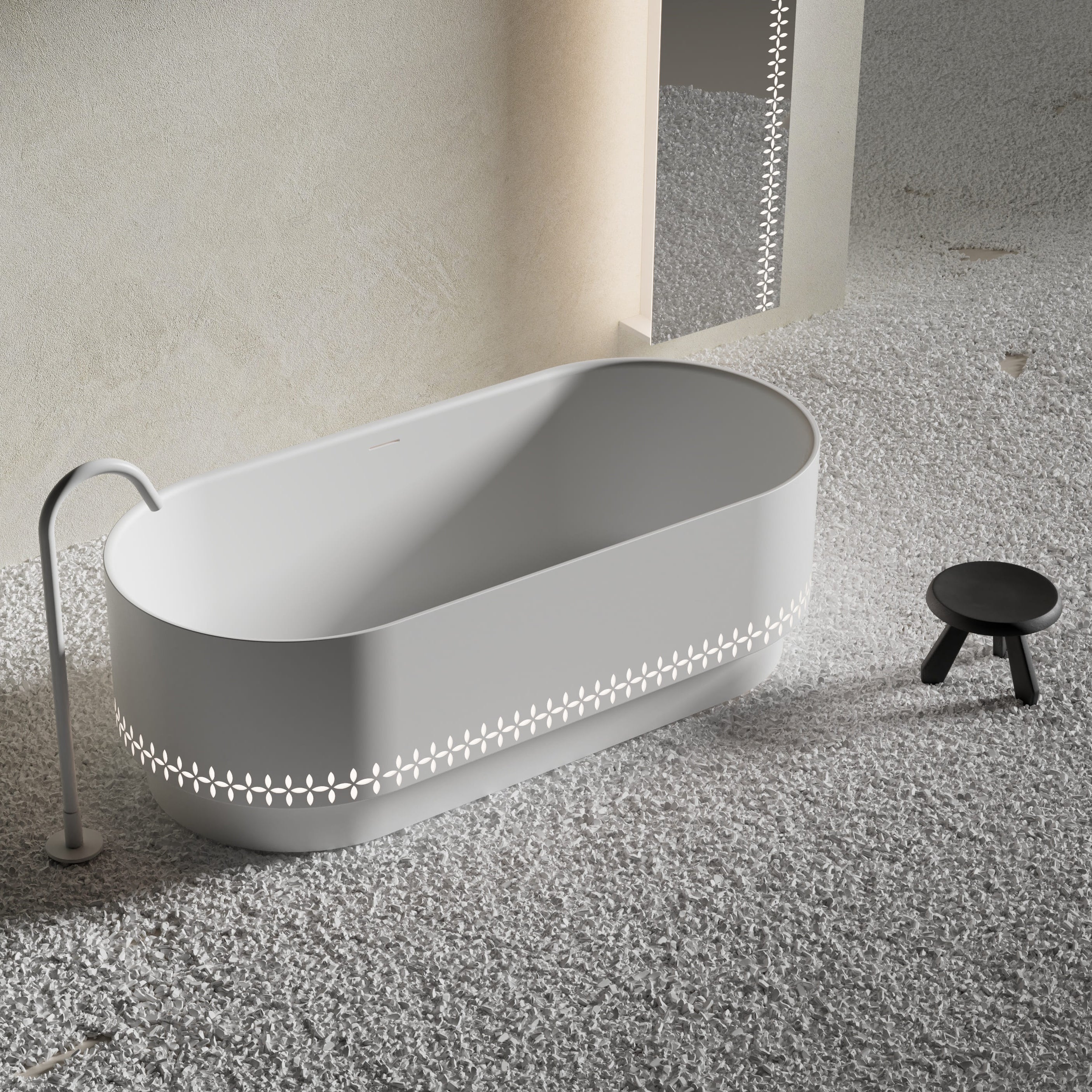 MonBlari LINGLONG Series Bath Diagonal Top View Panorama