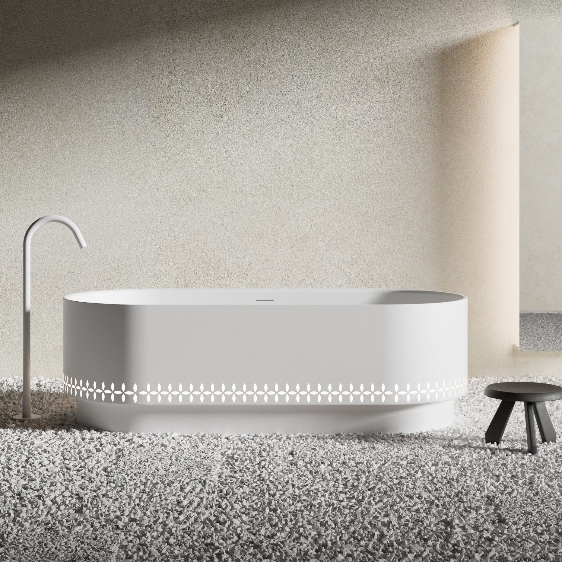 MonBlari LINGLONG Series Bath Front View Panorama