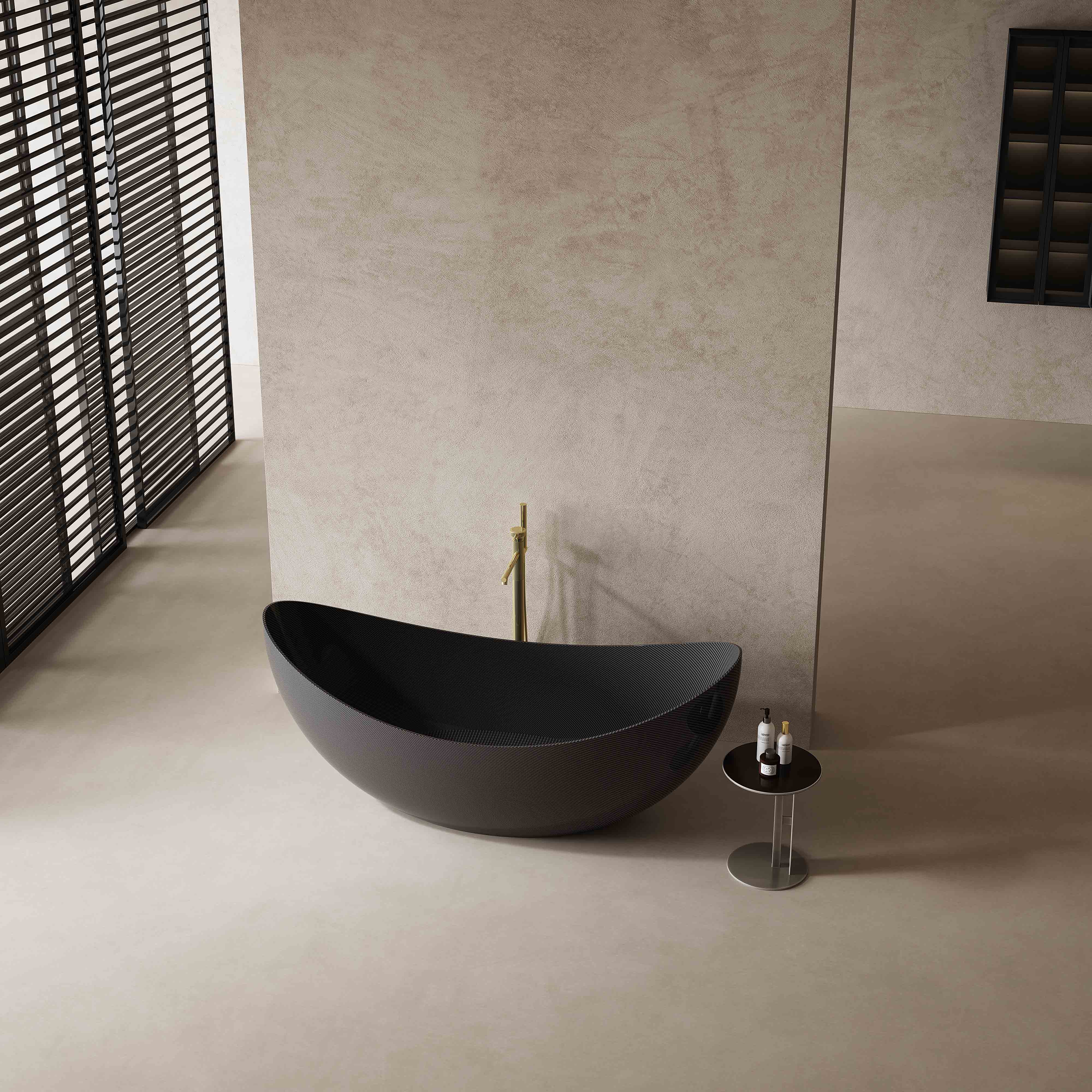 MonBlari MC-99908 Crescent Carbon Fiber Bath Secondary image