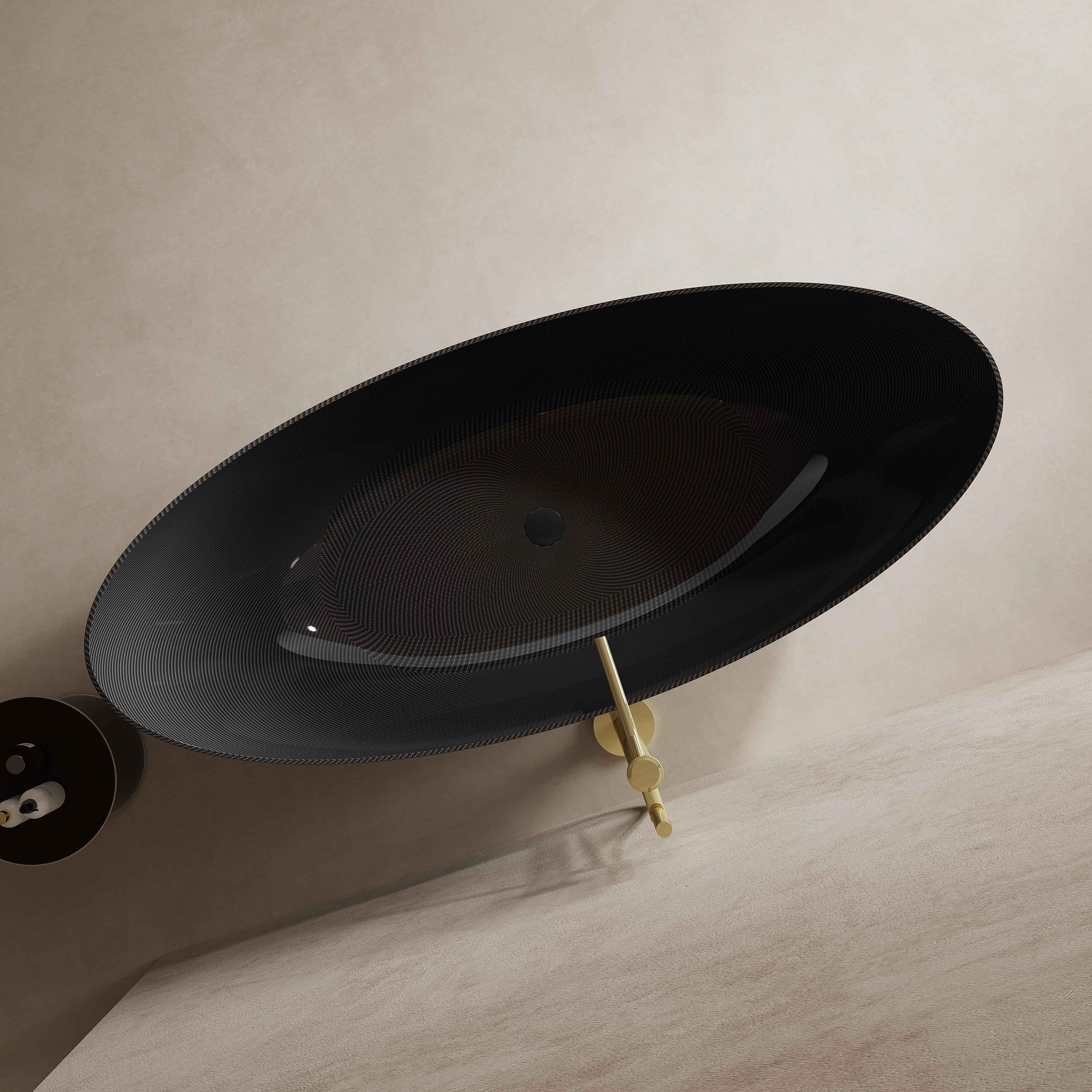 MonBlari MC-99908 carbon fiber bath top view