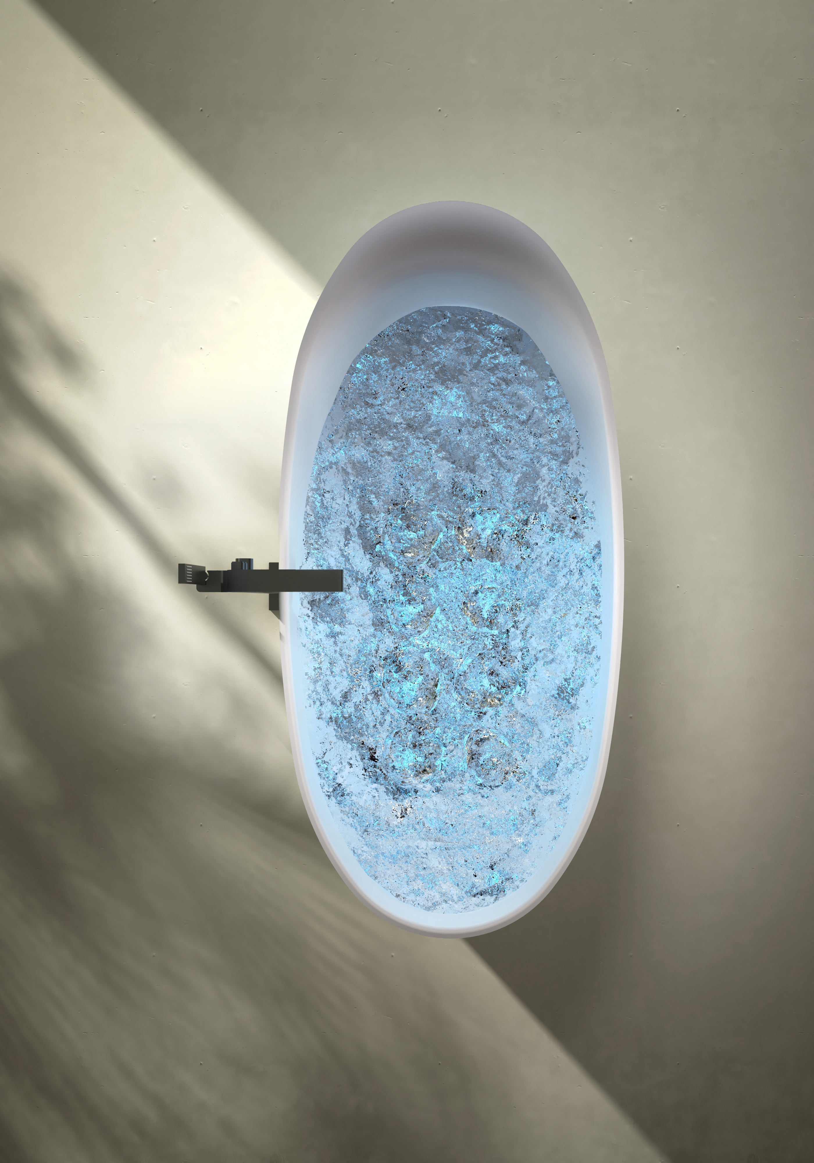 MonBlari MR-88812M solid surface freestanding bath