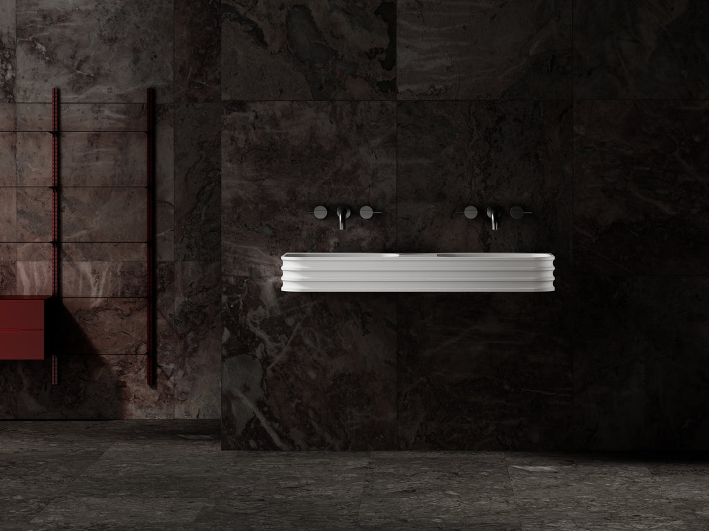 MonBlari MR-G8806-2 solid surface basin