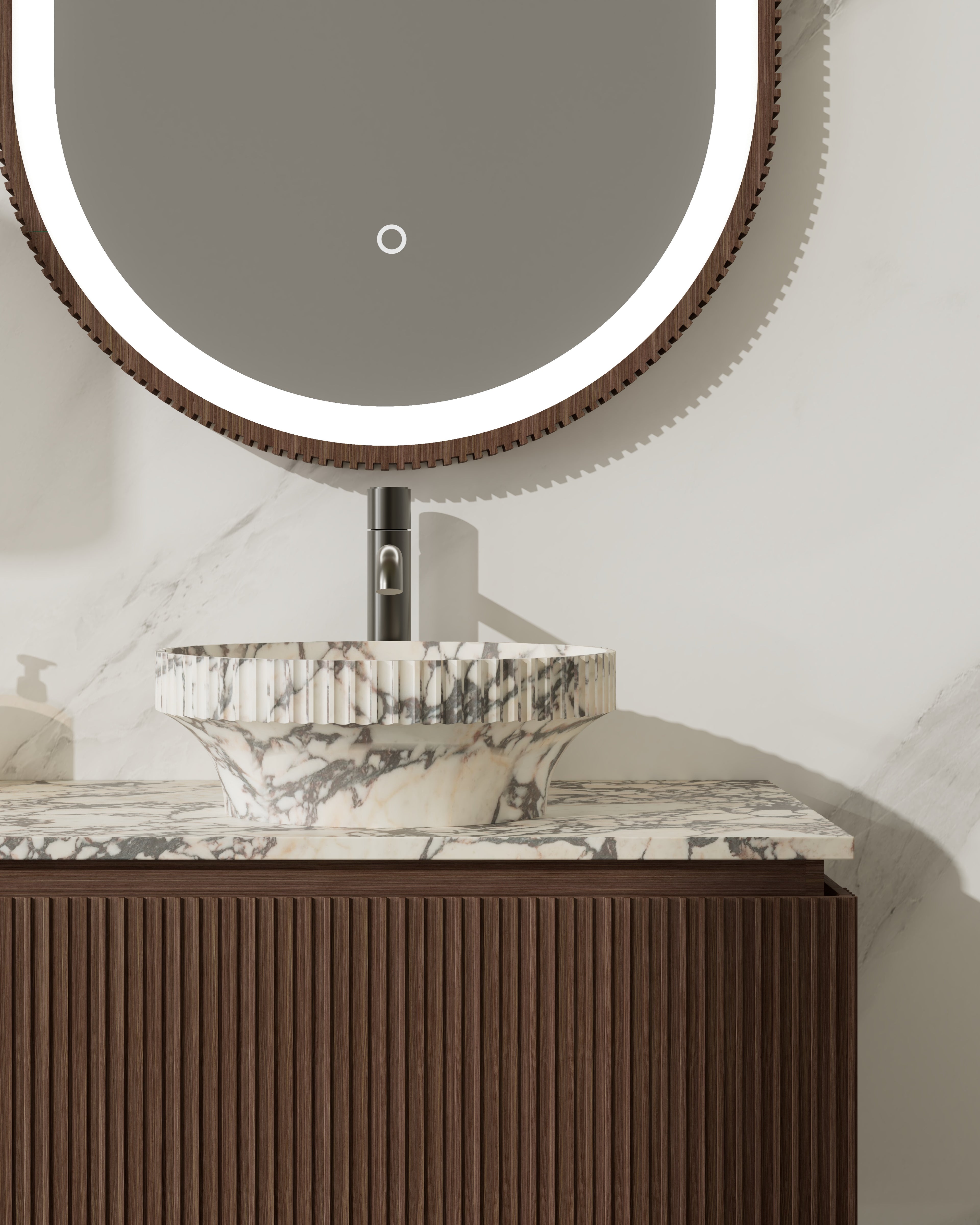 MonBlari MW-V0633M Vanity Unit with Mirror (1600mm) Right Side View Close-up