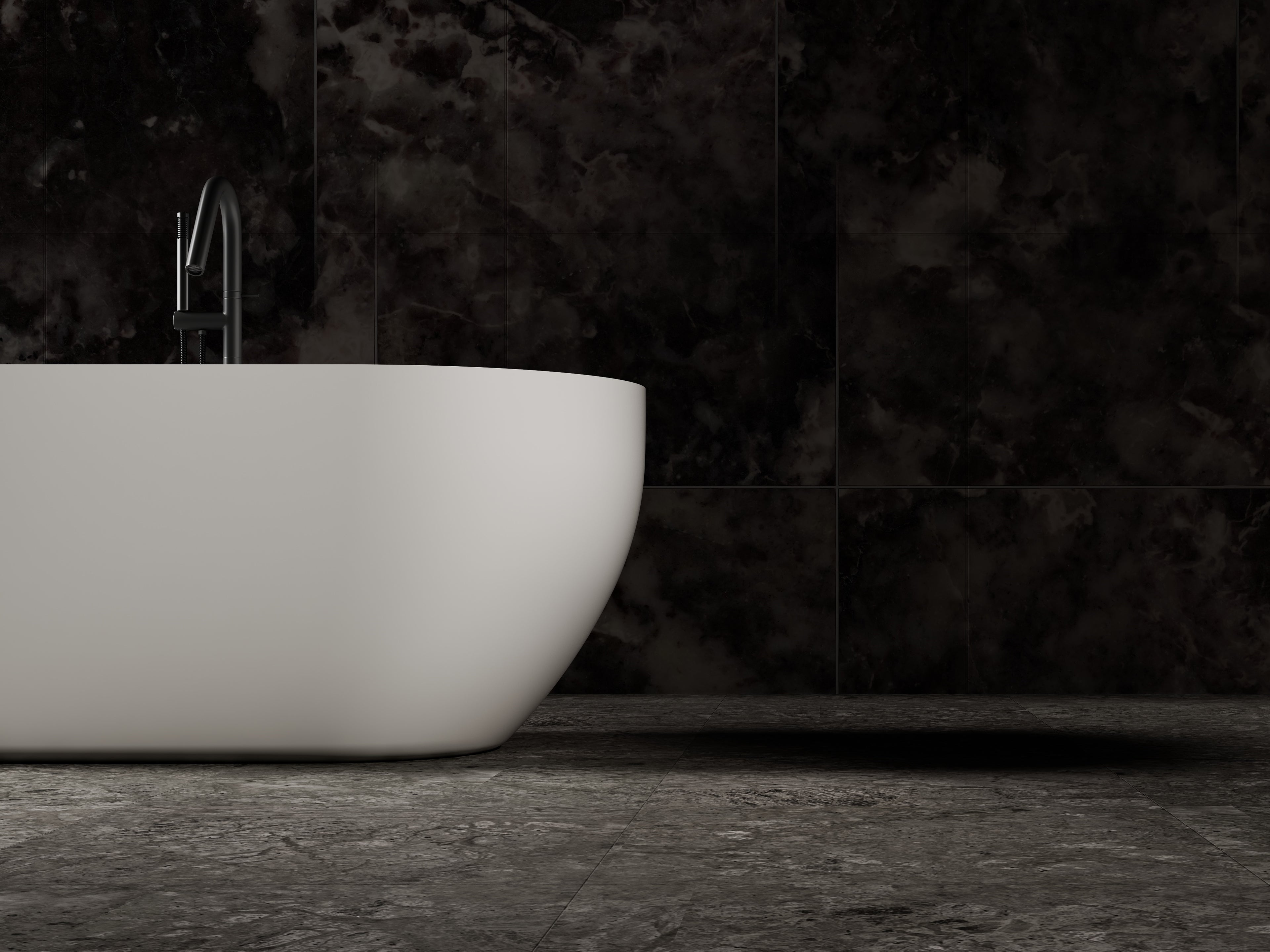 MonBlari TW-8501 Arc-Shaped Bath Right View Close-up