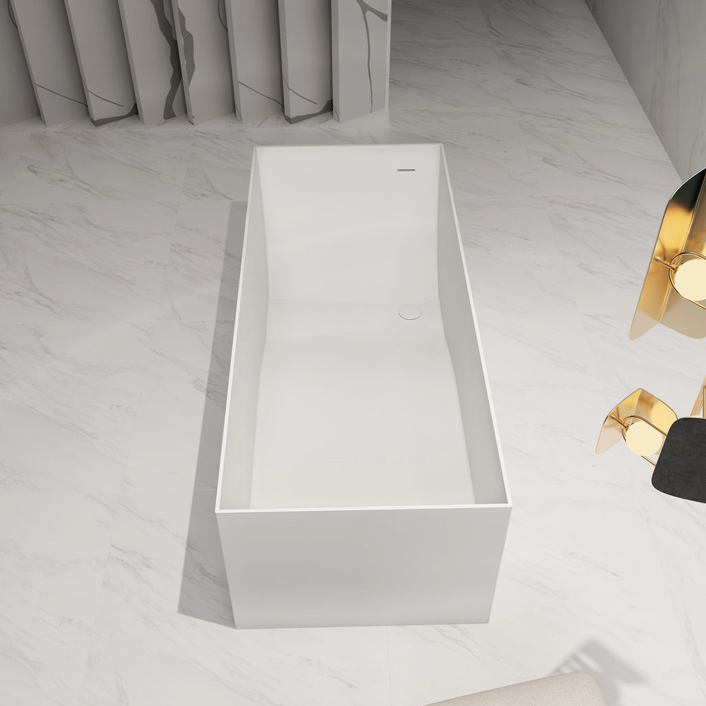 MonBlari TW-8572 Freestanding Bath Top View Close-up