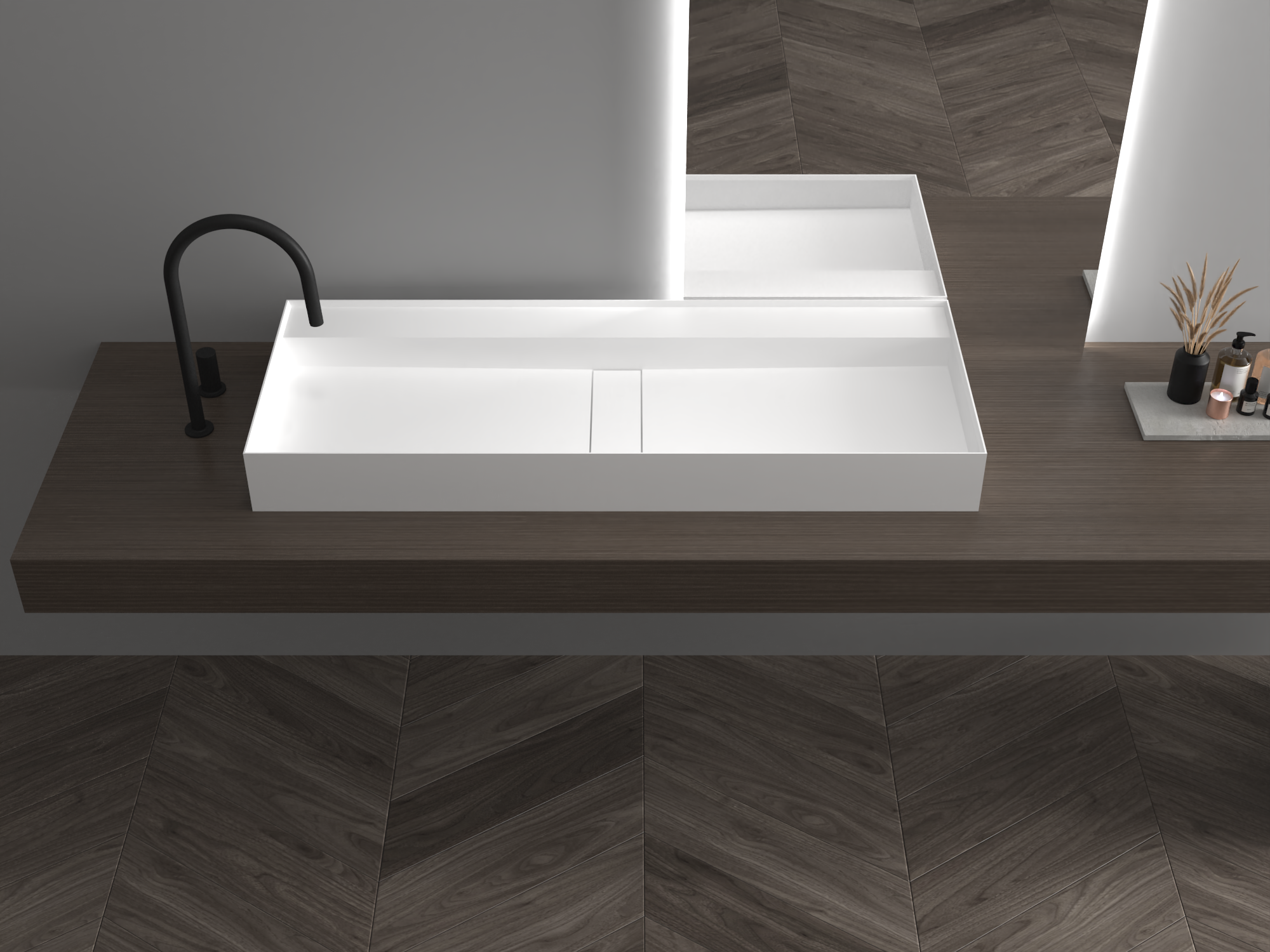 MonBlari TW-G211 wall-mounted basin