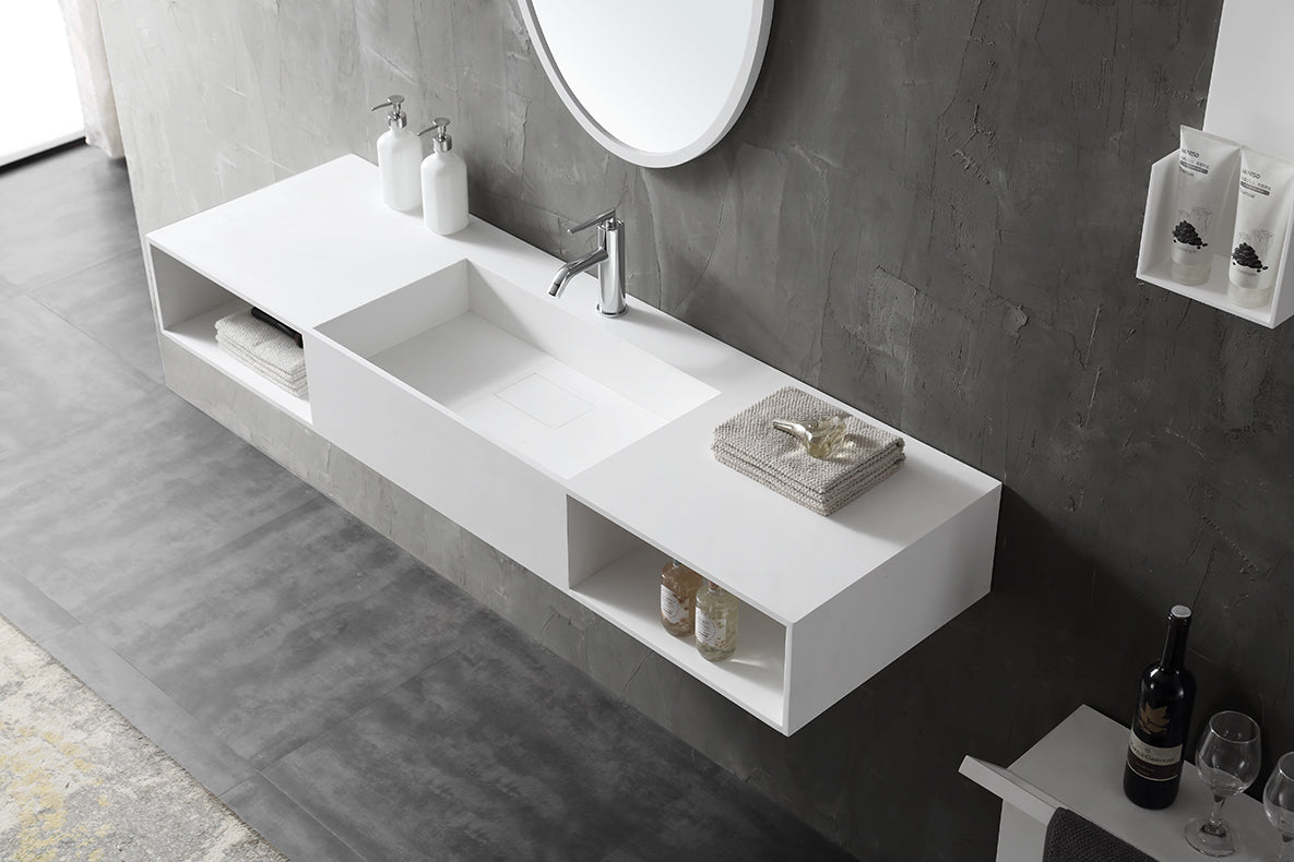 MonBlari TW-G233 wall-mounted basin side view