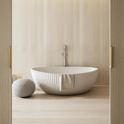 MonBlari VENUS Series Bathtub Front View Panorama-1800x1300x580mm
