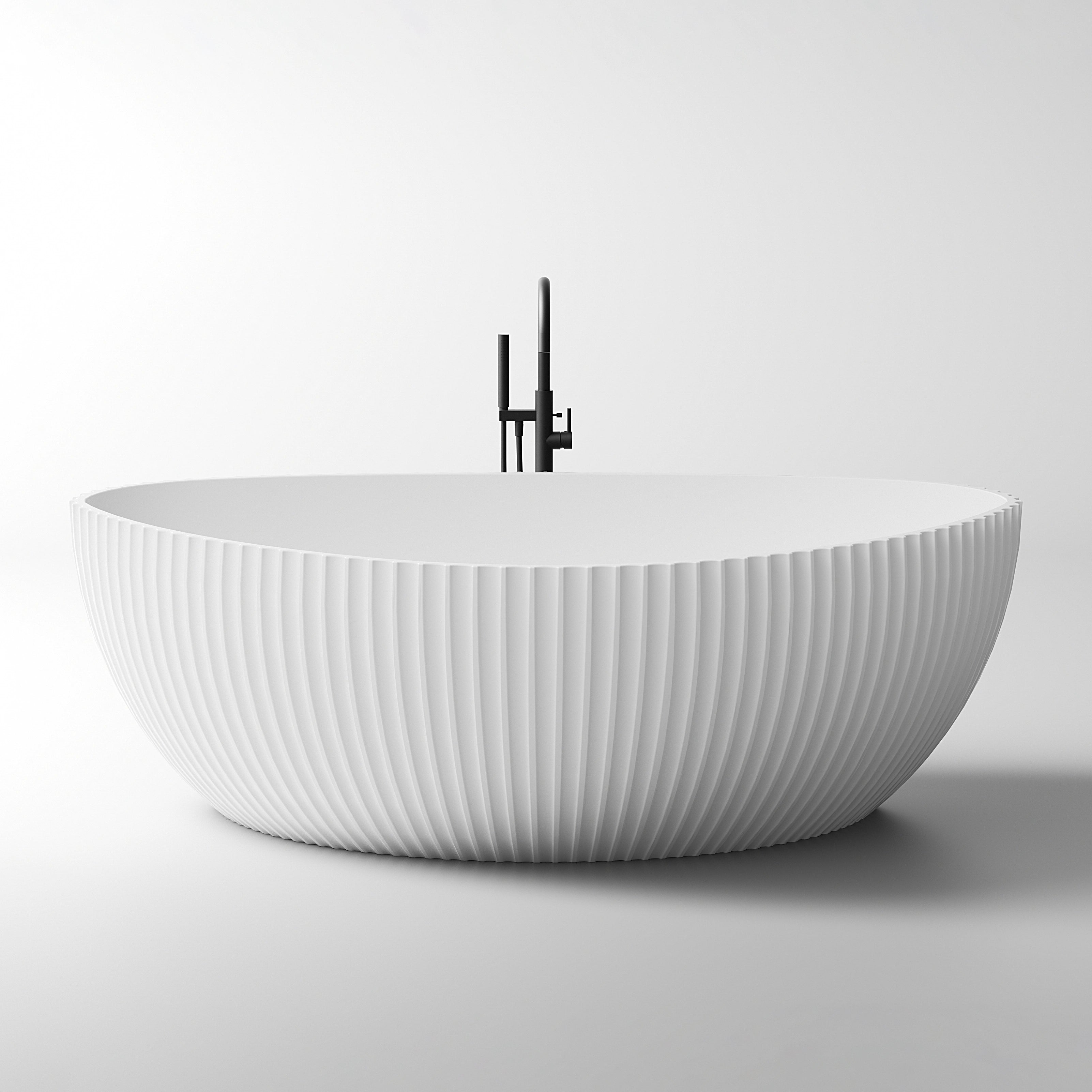 MonBlari VENUS Series Bathtub Front View Panorama-1800x1300x580mm