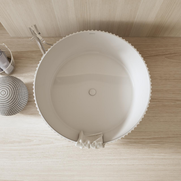 MonBlari VENUS Series Round Bath Top View Panorama-1500x1500x580mm-Scenario