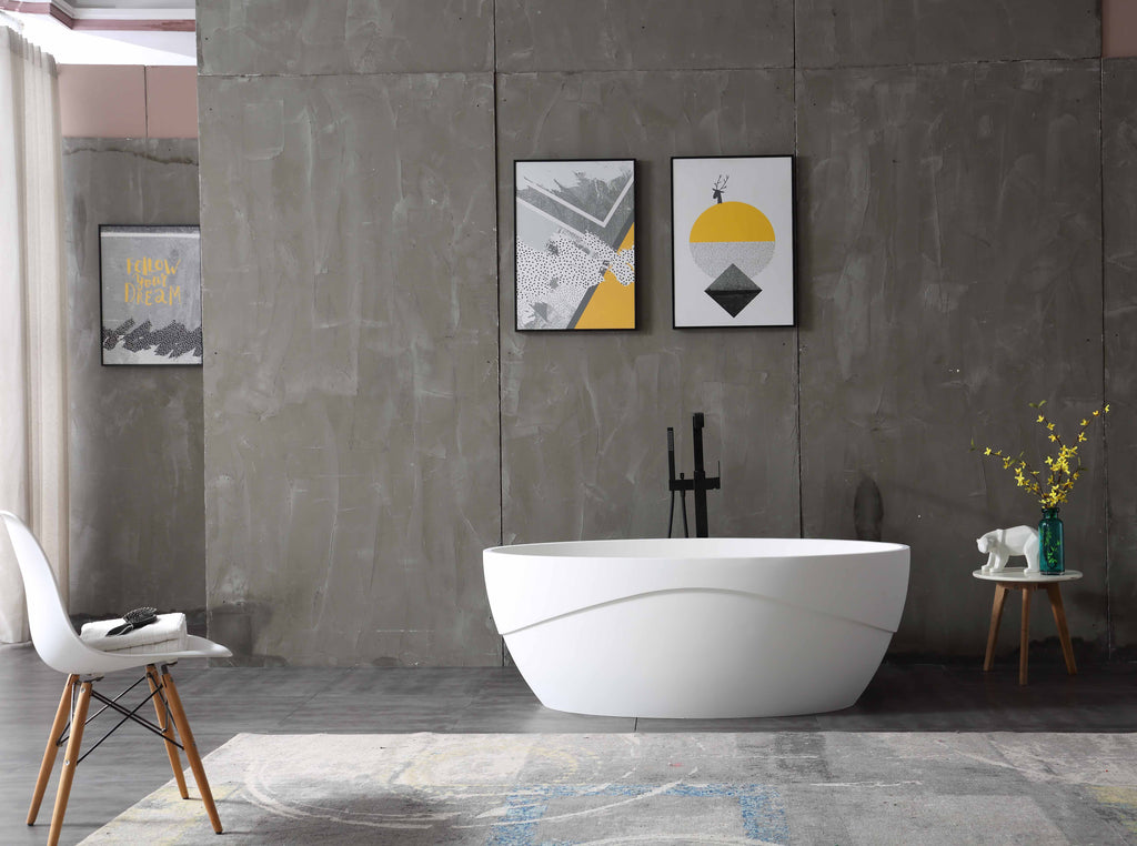 MonBlari XA-8809 solid surface bath front view